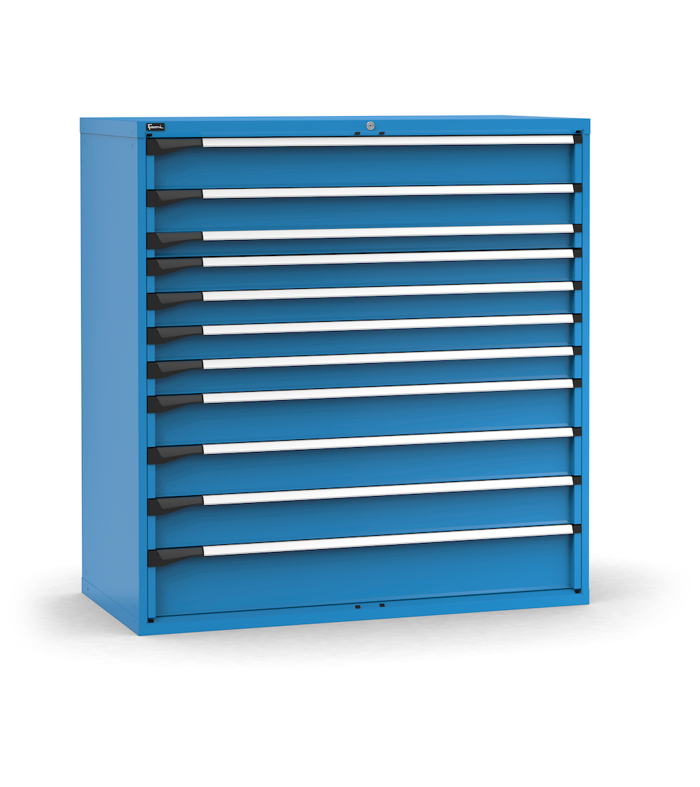 M73A150C010ME04, Cassettiera con 11 cassetti ad estrazione telescopica, L1428 x P726 x H1500 mm