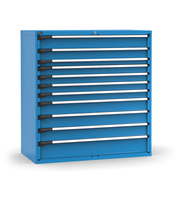 M73A150C010ME04, Cassettiera con 11 cassetti ad estrazione telescopica, L1428 x P726 x H1500 mm