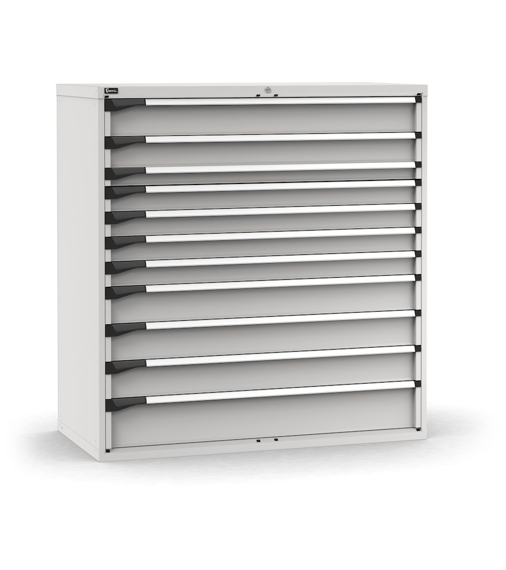 M73A150C010ME04, Cassettiera con 11 cassetti ad estrazione telescopica, L1428 x P726 x H1500 mm