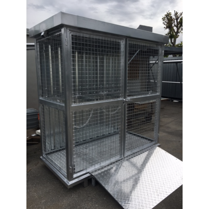 Mesh cylinder containers 