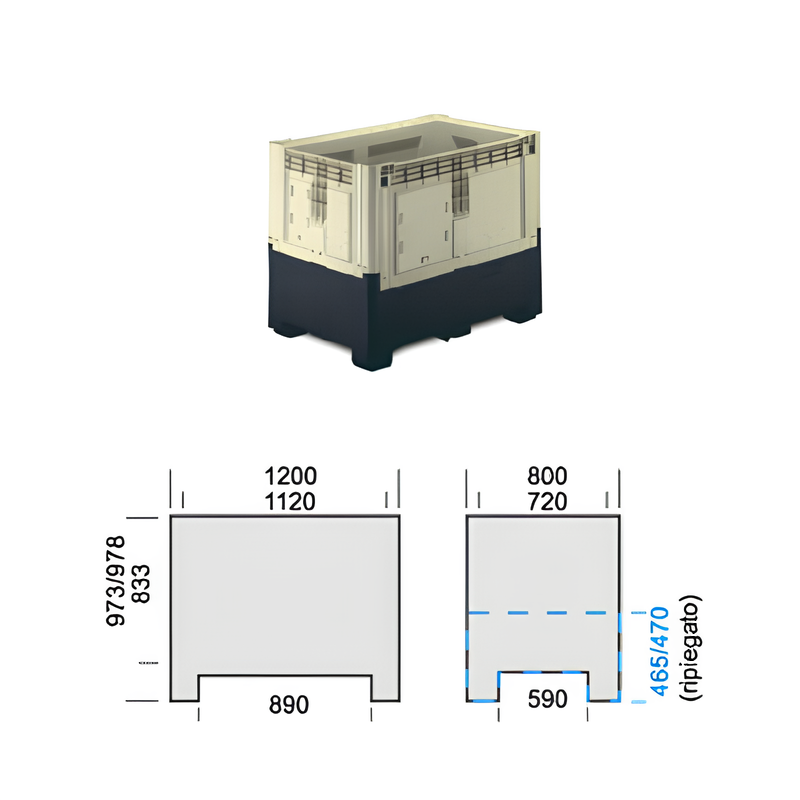 Contenitore Modello 1389 C