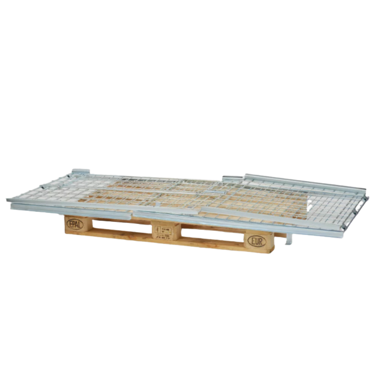 Contorno Pallet G8 zincato - sportello lato 1200 – Portata 1000 kg