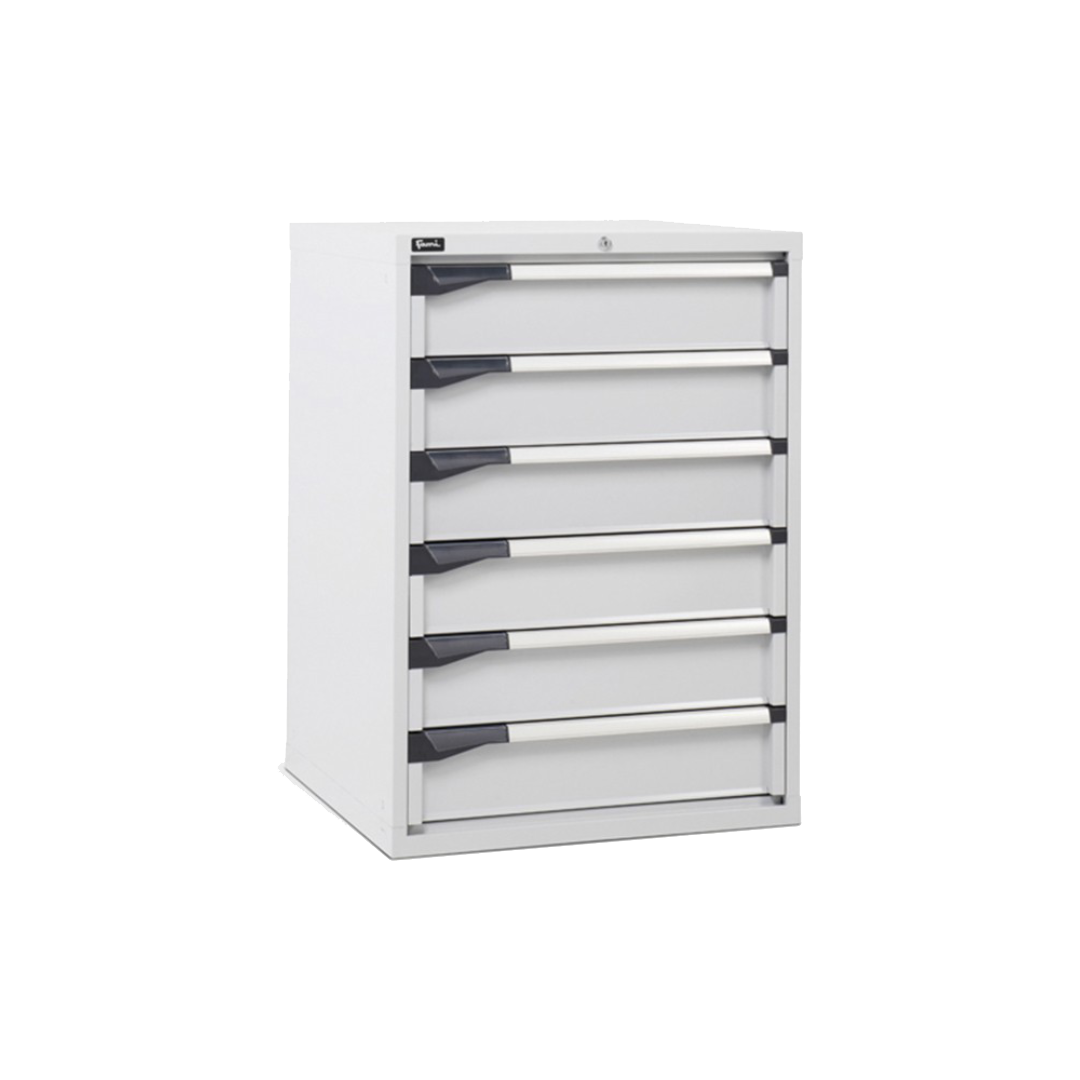 D33A100C01001, Cassettiera da lavoro, 6 cassetti, L714 x P726 x H1000 mm