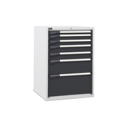 D33A100C01002, Cassettiera da lavoro, 7 cassetti, L 714 x P 726 x H 1000 mm