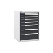 D33A100C01003, Cassettiera da lavoro, 8 cassetti, L 714 x P 726 x H 1000 mm