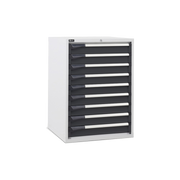 D33A100C01004, Cassettiera da lavoro, 9 cassetti, L 714 x P 726 x H 1000 mm