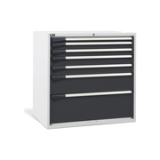 D53A100C01002, Cassettiera da lavoro, 7 cassetti, L1020 x P726 x H1000 mm