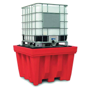 Vasca di raccolta in polietilene per 1 cisternetta IBC da 1000 LT