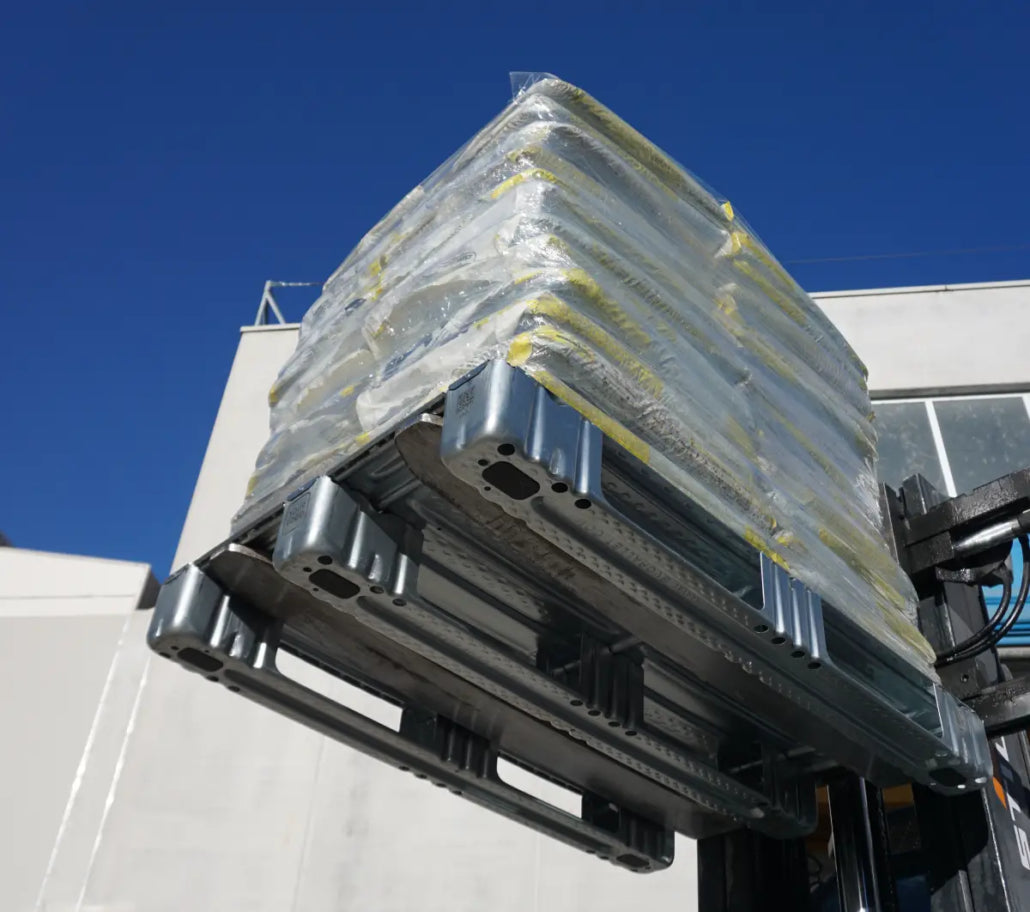 STAHLPALETTE BASIC 1200X800 mm - dynamische Tragfähigkeit 1500kg
