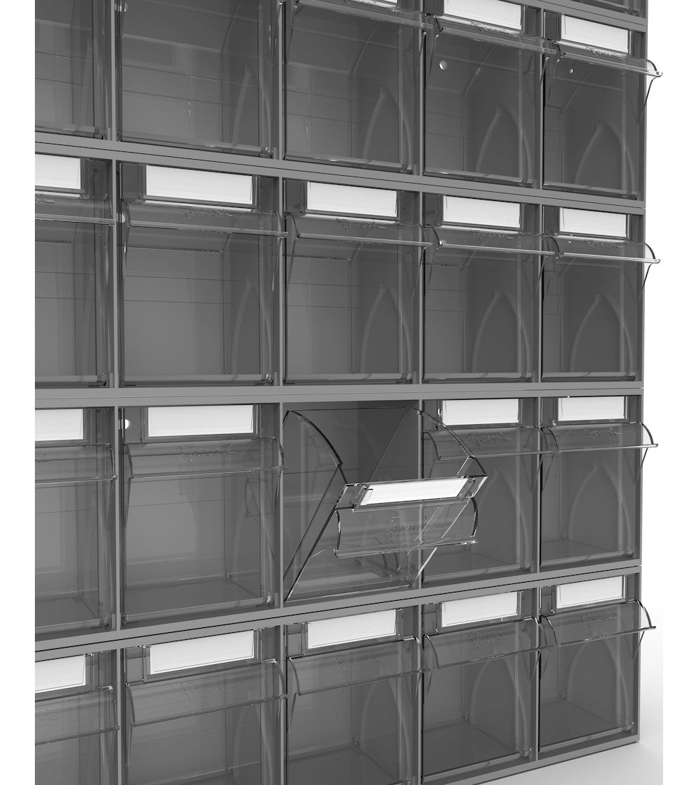 Cassettiera porta minuteria Visual Box, 5 cassetti, L600 x P140 x H168 mm