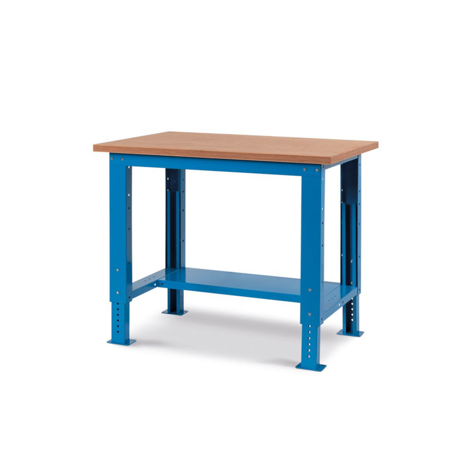 FBG02S1000R00, Banco con piano in legno con gambe regolabili, L 1024mm