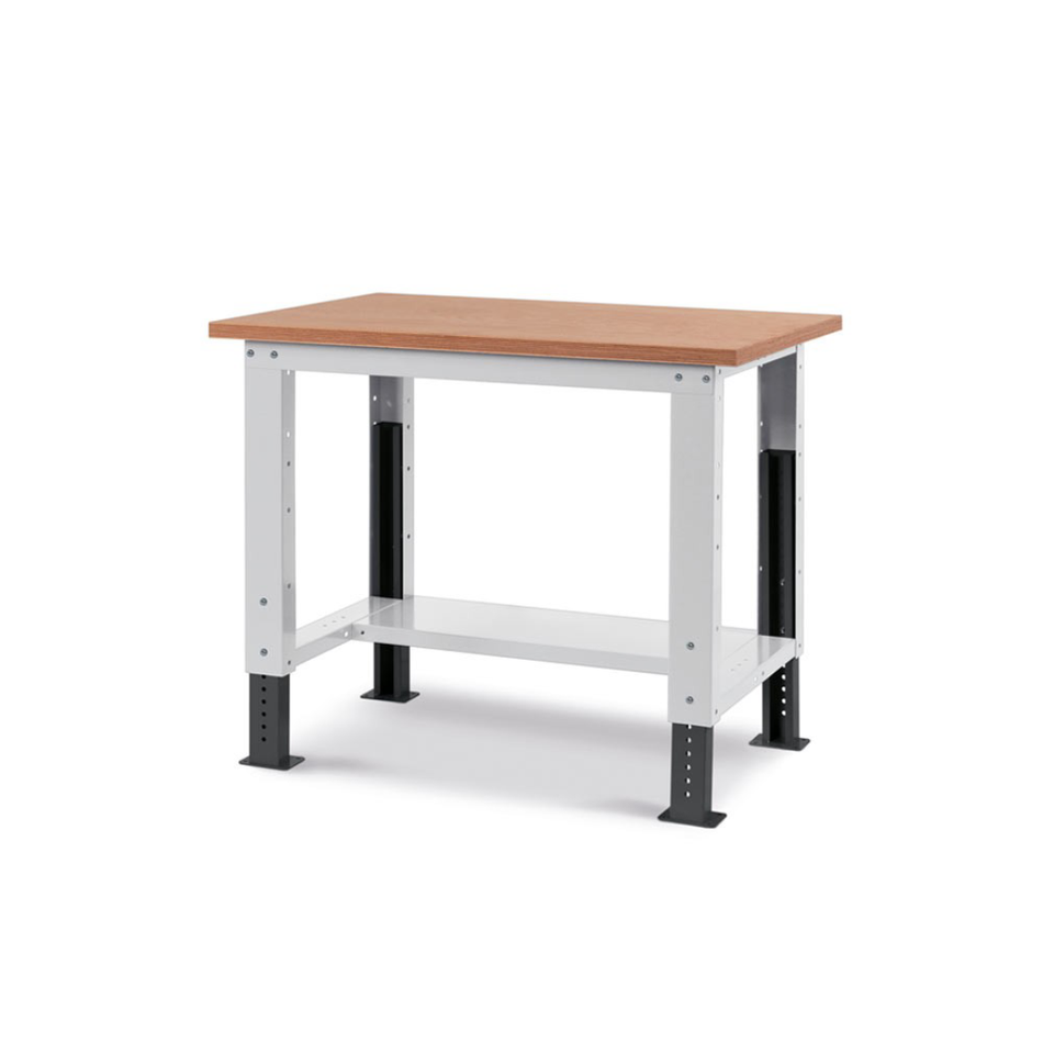 FBG02S1000R00, Banco con piano in legno con gambe regolabili, L 1024mm