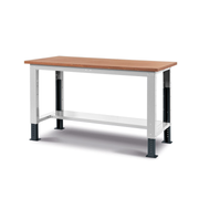FBG02S1500R00, Banco con piano in legno con gambe regolabili, L 1500mm