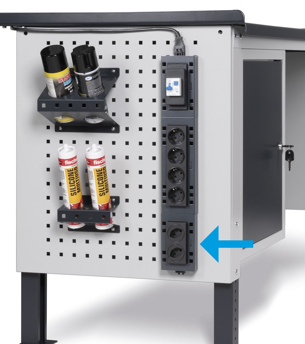 Supporto multipresa 2 posti