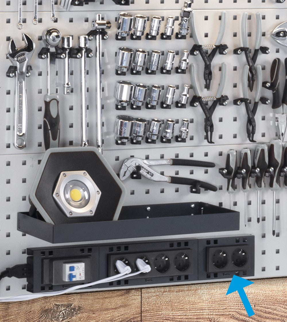 Supporto multipresa 2 posti