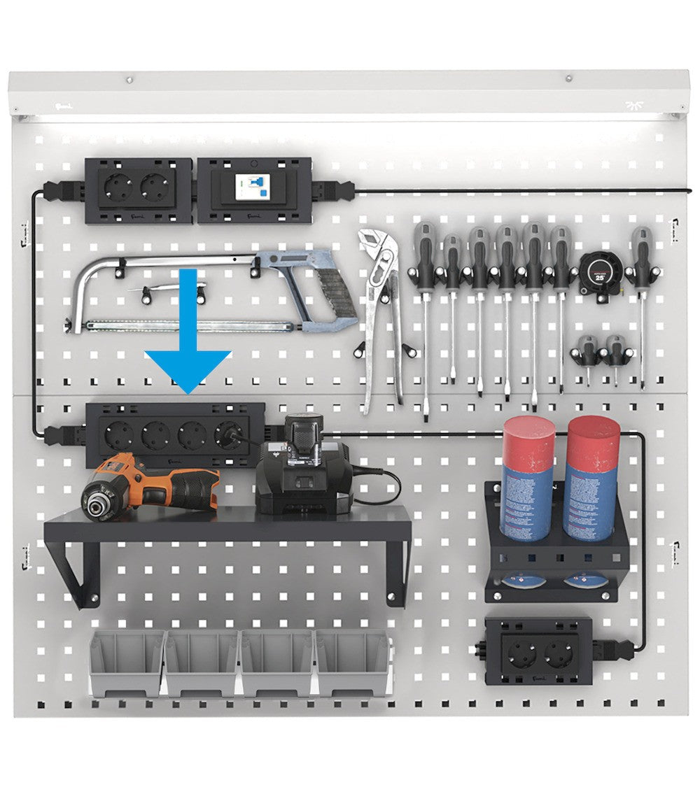Supporto multipresa 4 posti