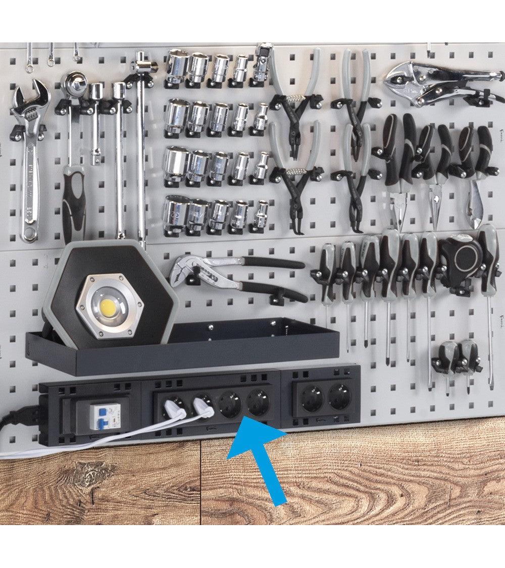 Multipresa Schuko a 4 scomparti