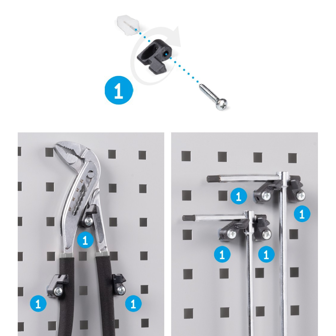 FBLIT009007, Ganci portautensili Unipok
