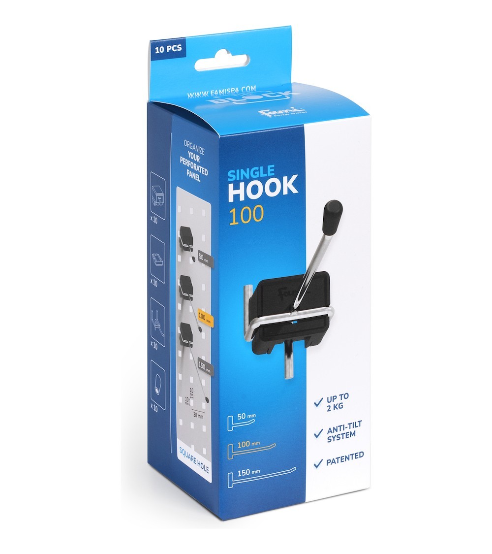 Gancio con puntale 100 mm The Block