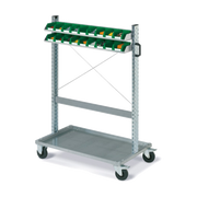 Carrello FOX con contenitori COMPAT mis. 1 Verdi