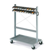 Carrello FOX con contenitori COMPAT mis. 1 Ecogreen