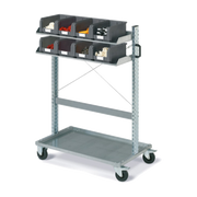 Carrello FOX con contenitori COMPAT mis. 3 Ecogreen