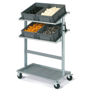 Carrello FOX con contenitori ATHENA dim. 600x400x120 Ecogreen