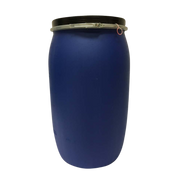 Fusto in plastica 220 litri apertura totale omologato UN 1H2/X360/S