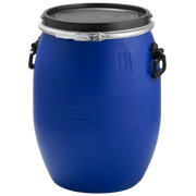 Fusto in plastica 30 litri apertura totale omologato UN 1H2/X51/S