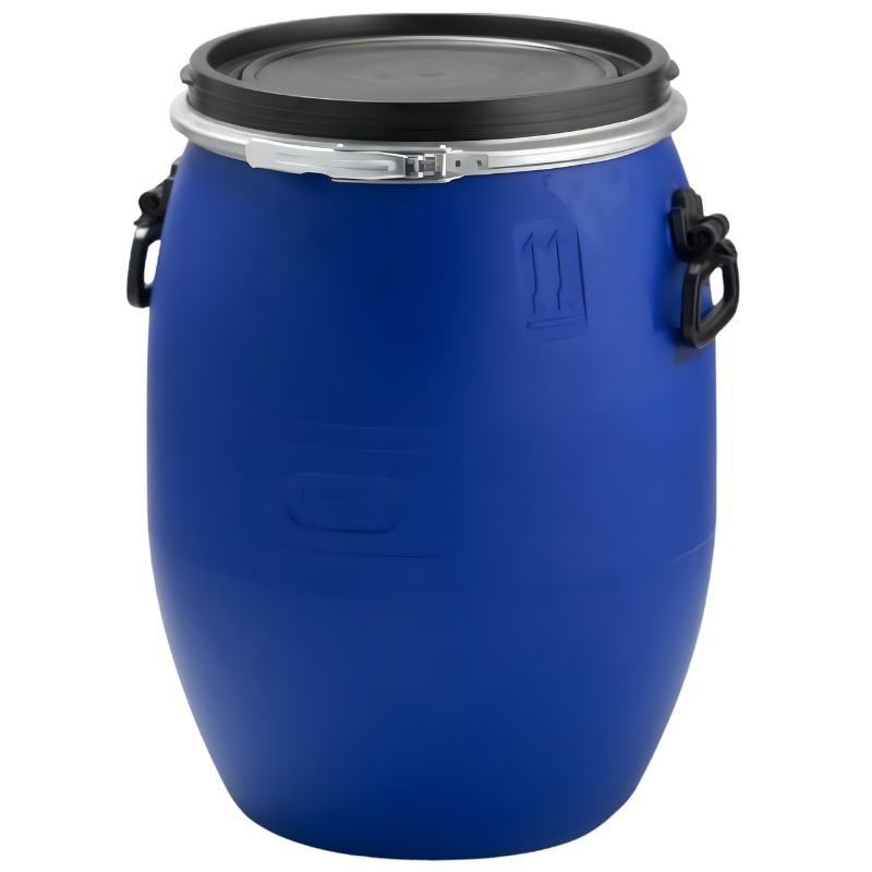 Fusto in plastica 30 litri apertura totale omologato UN 1H2/X51/S