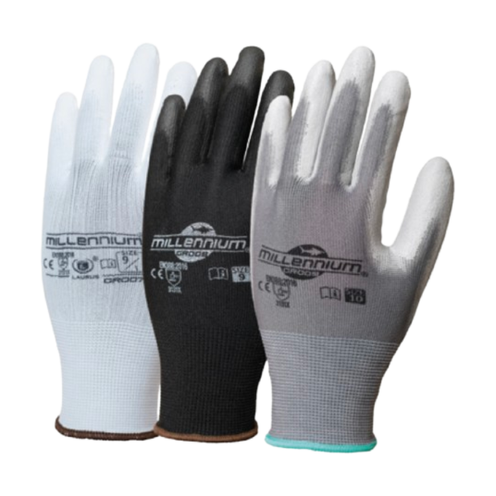 MILLENNIUM work gloves in polyurethane and polyester