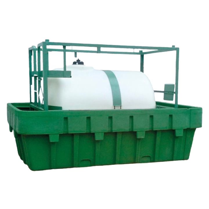 Large containment tank with a capacity of 5500 litres 