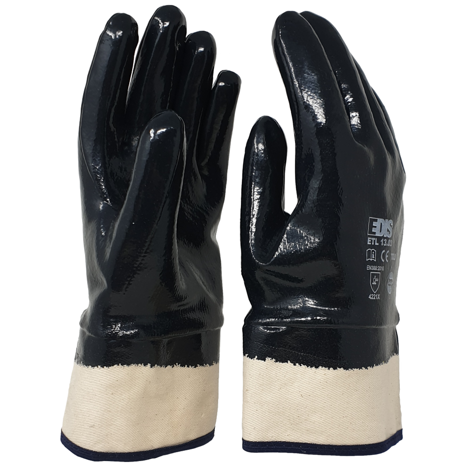 EDIS NBR Canvas Safety Sleeve Glove - ETL13.03/C 