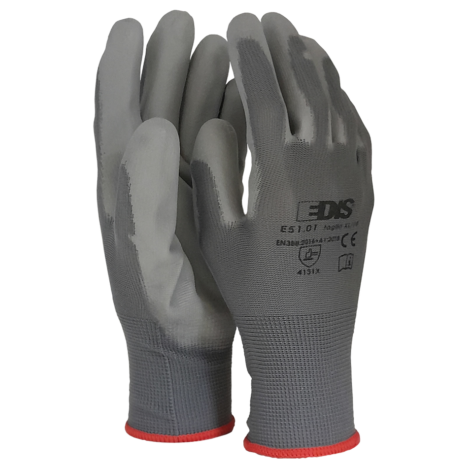 EDIS-Handschuh aus glatt gewebtem Polyester – E51.01N