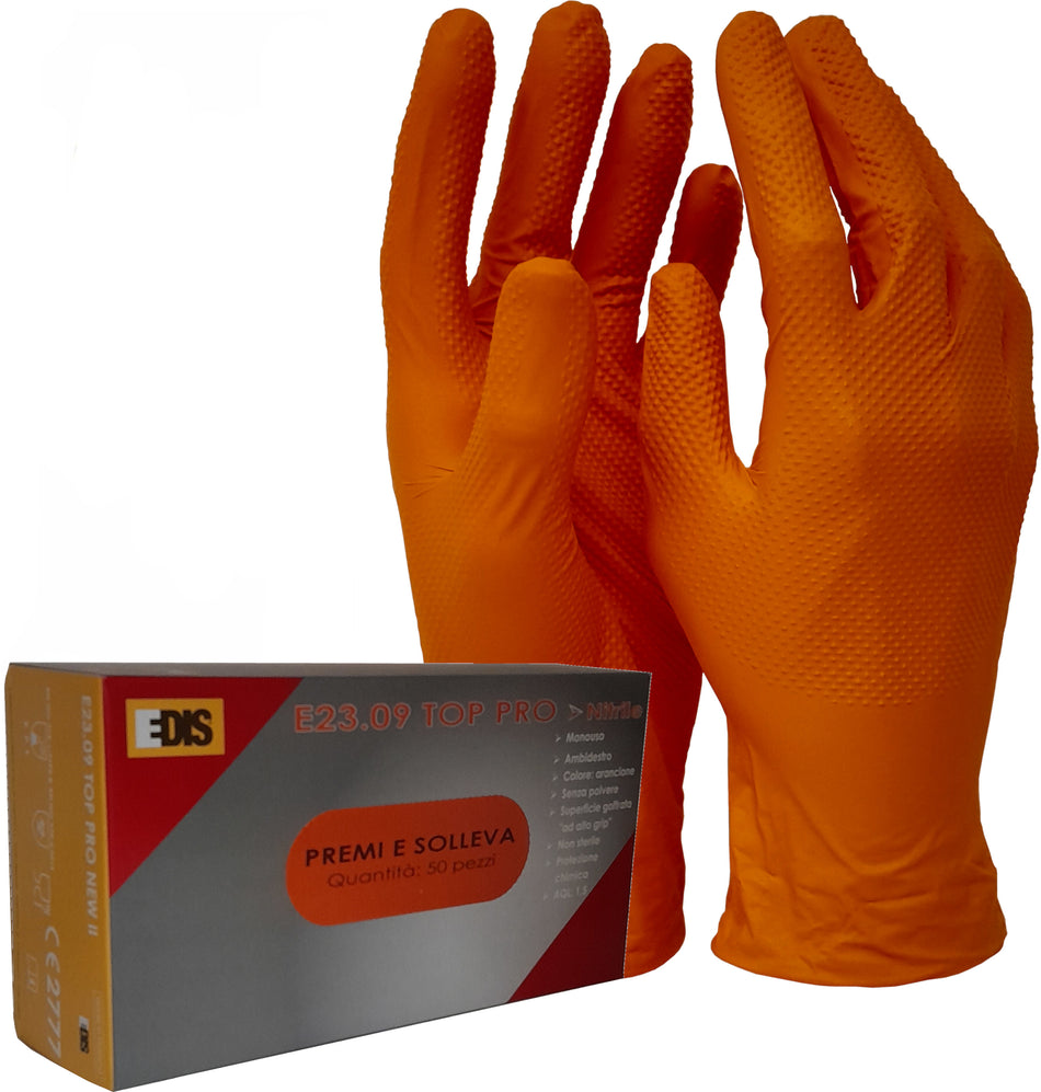 EDIS Powder Free Nitrile Disposable Glove - E23.09 TOP PRO 