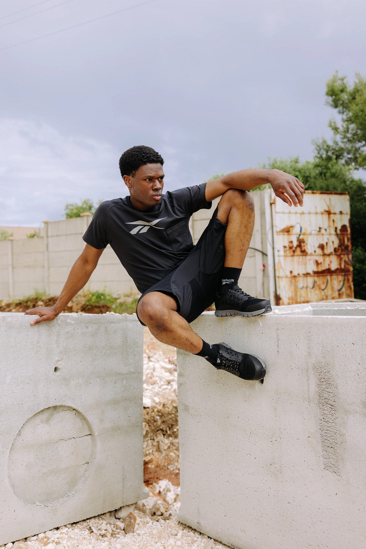 EXCEL LIGHT SAFETY BLACK/GREY - Scarpe antinfortunistiche