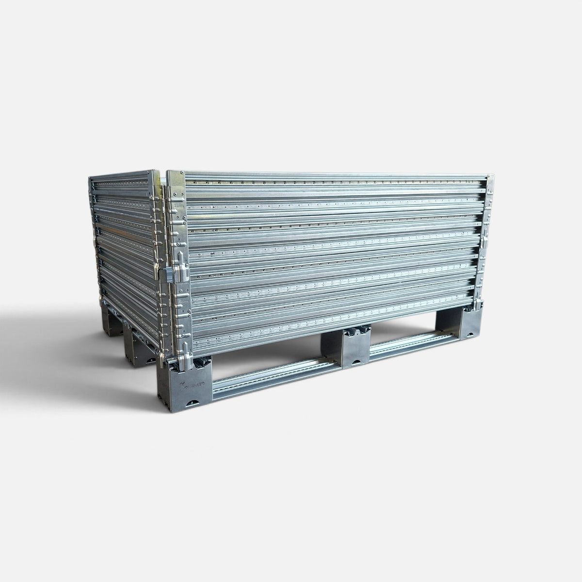 Kit pallet in acciaio 800 x 1200 + 2 Contorno pallet