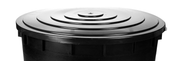 Coperchio per mastellone industriale 750 litri in plastica Nero