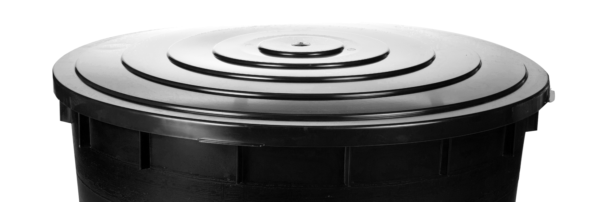 Coperchio per mastellone industriale 750 litri in plastica Nero