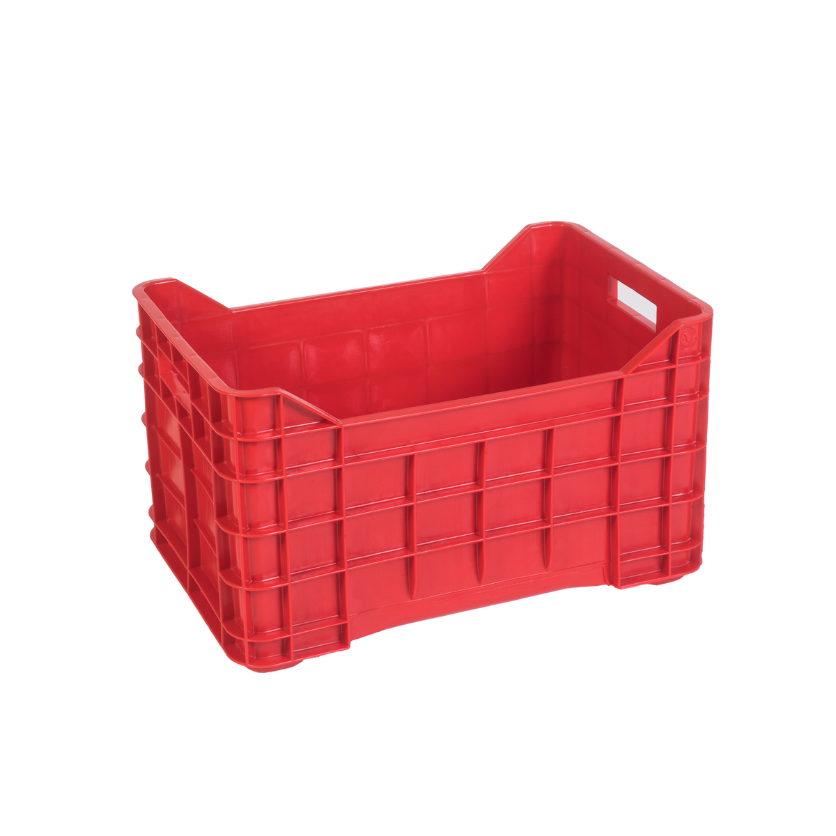 Cassa ortofrutta in plastica 40 litri 53x36x31 cm per settore alimentare pareti chiuse