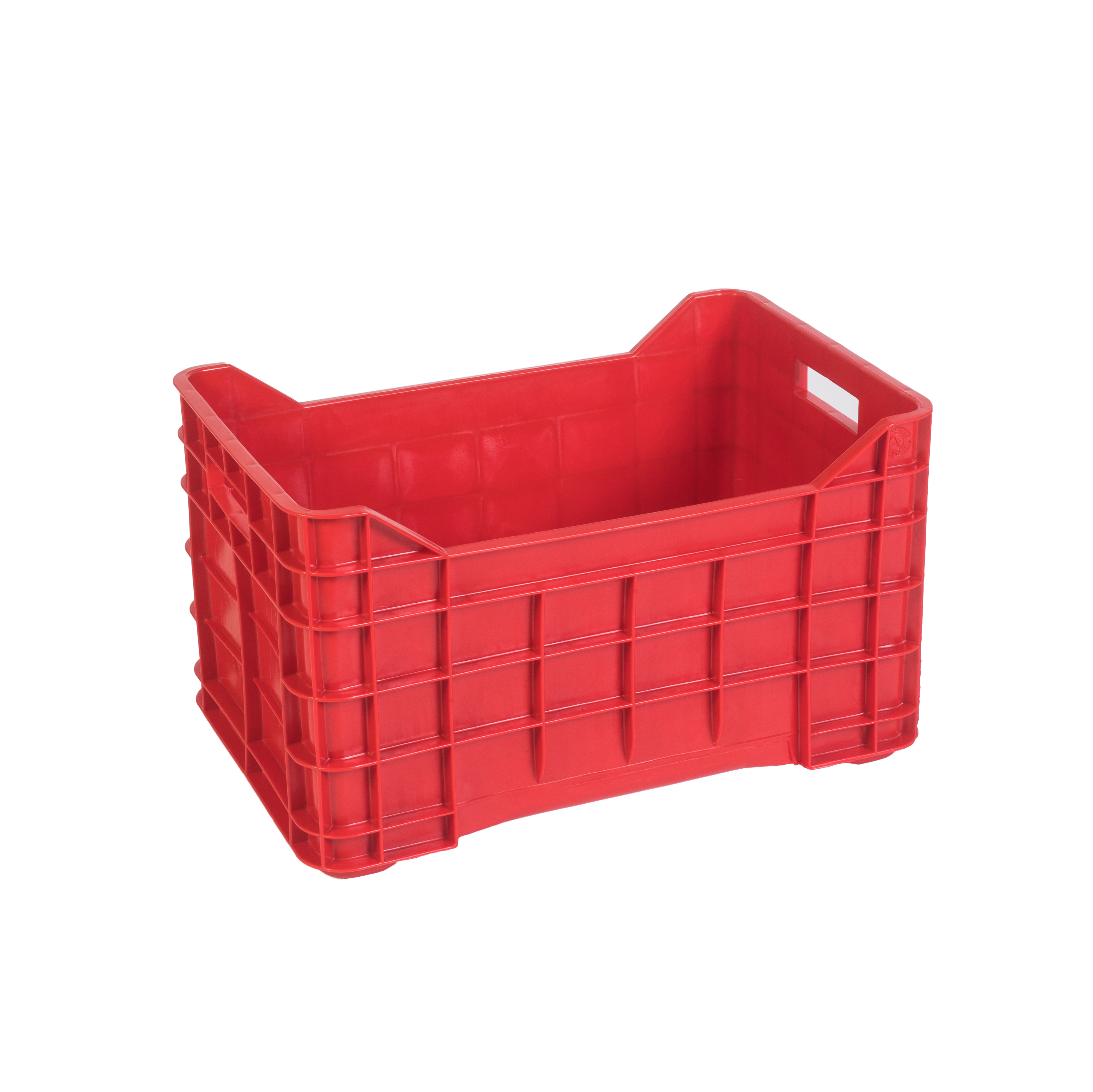 Cassa ortofrutta in plastica 40 litri 53x36x31 cm per settore alimentare pareti chiuse
