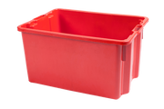 Caisse rectangulaire fermée S+I en plastique 40 litres 63x44x33 cm