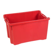 Cassa rettangolare in plastica 40 litri 53x36x31 cm pareti chiuse