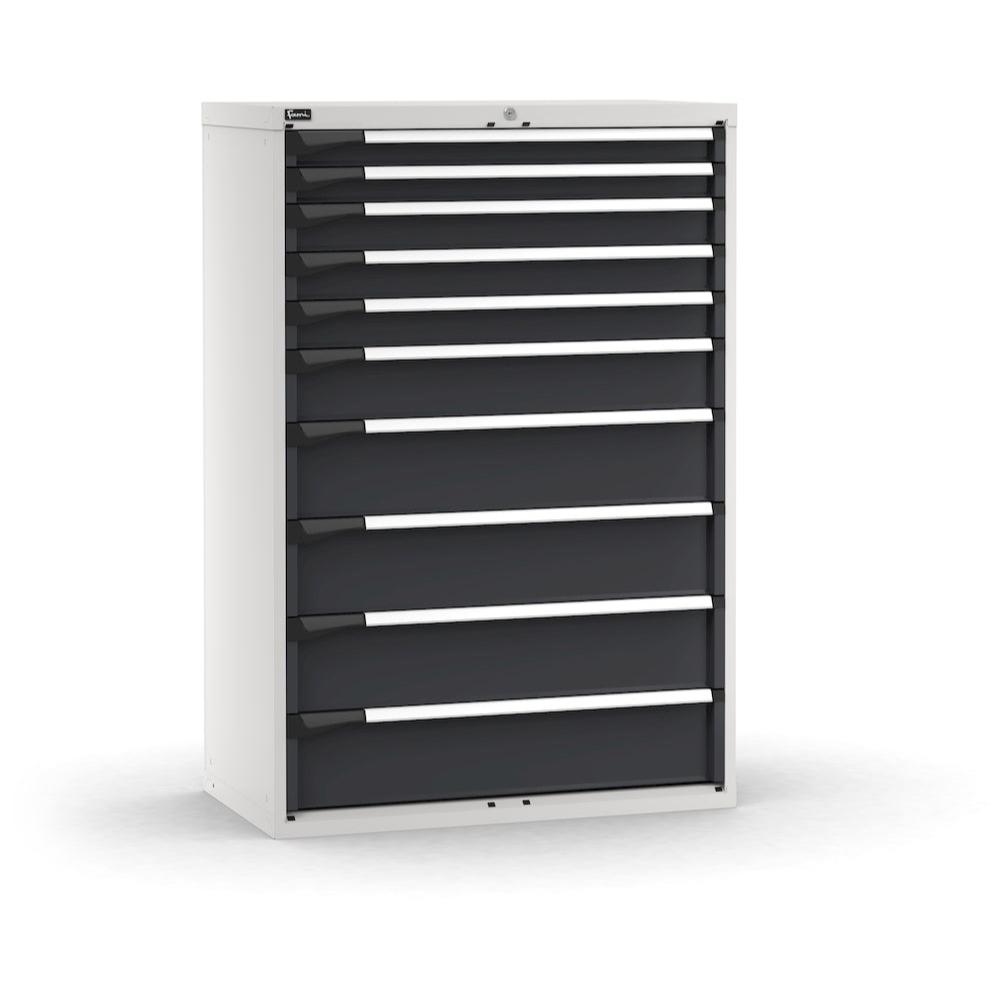 M52A150C010FN04, Cassettiera porta attrezzi con 10 cassetti, L1020 x P573 x H1500 mm