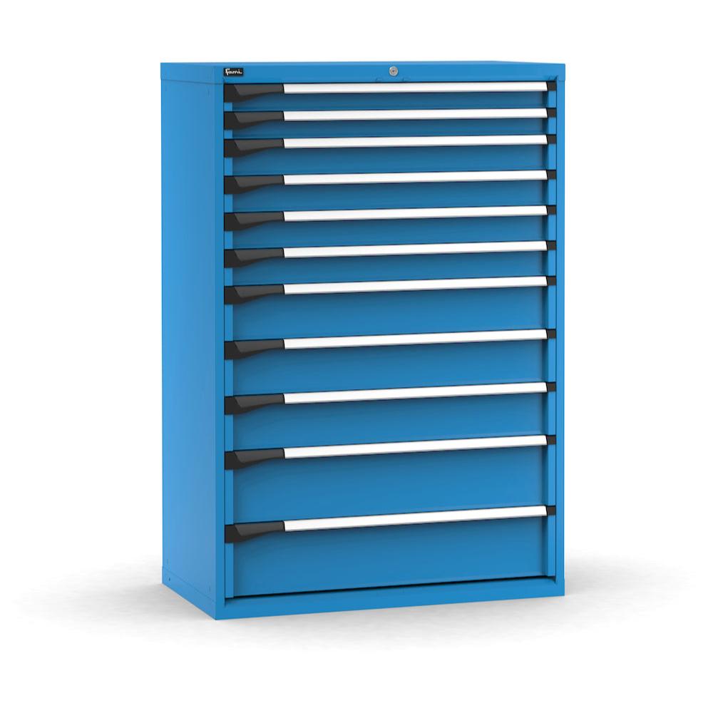 M52A150C010FQ, Cassettiera porta attrezzi con 11 cassetti, L1020 x P573 x H1500 mm