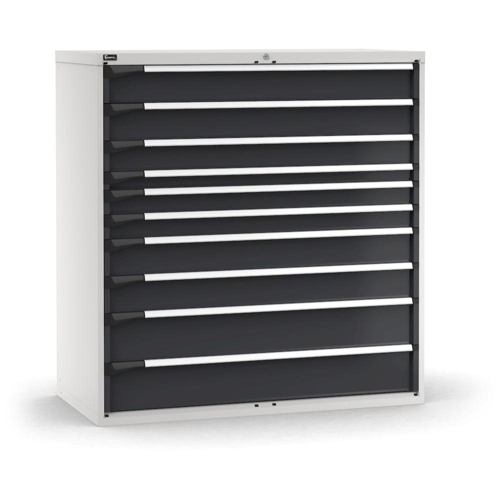 M73A150C010MC04, Cassettiera con 10 cassetti ad estrazione telescopica, L1428 x P726 x H1500 mm