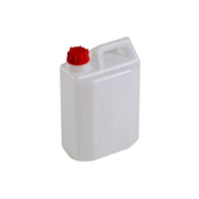 Canestro in plastica bianca con tappo rosso 2L