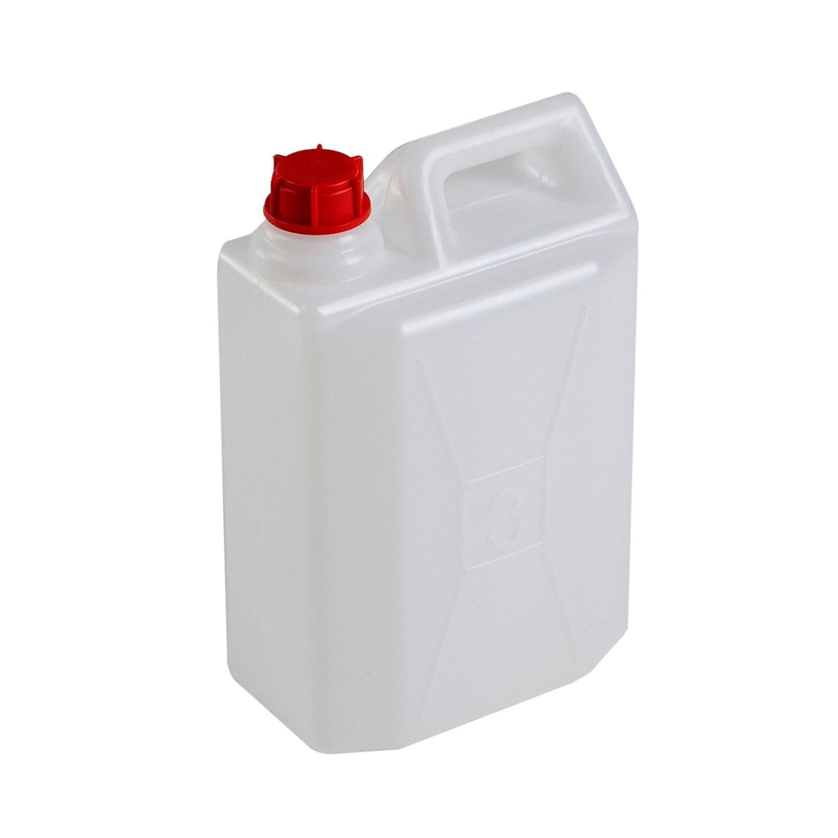 Canestro in plastica bianca con tappo rosso 3L