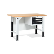MASTERBR1505, Banco da lavoro con 1 armadio a cassetti con 3 cassetti