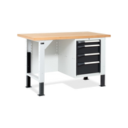 MASTERBR1506, Banco da lavoro con 1 armadio a cassetti con 4 cassetti